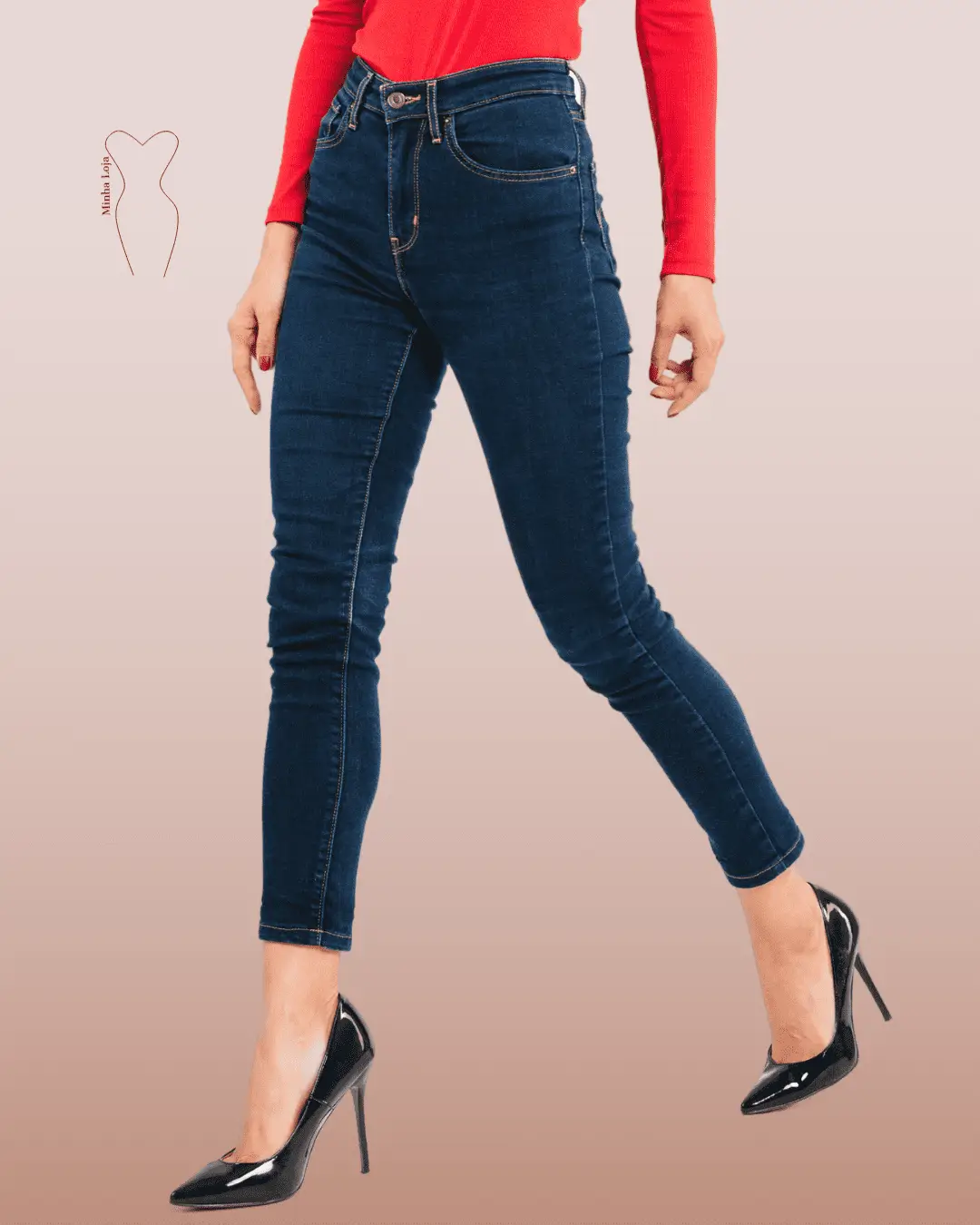 calça jeans skiny